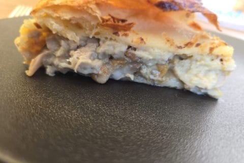 Cliquez pour zoomer ! Tourte au poulet et aux champignons Thermomix par laetitia_1245