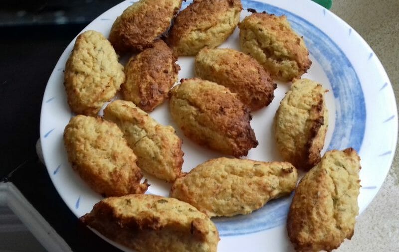 Cliquez pour zoomer ! Croquettes de chou-fleur au jambon cru Thermomix par MaryS