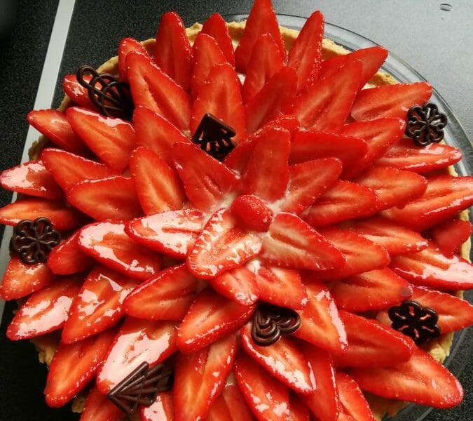 Cliquez pour zoomer ! Tarte aux fraises Thermomix par Aurelie29