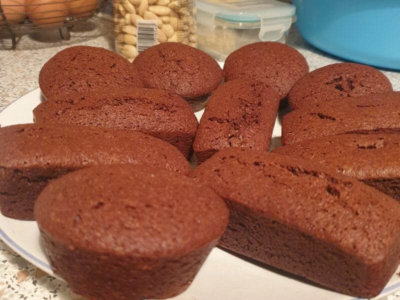 Cliquez pour zoomer ! Financiers au chocolat Thermomix par loulila