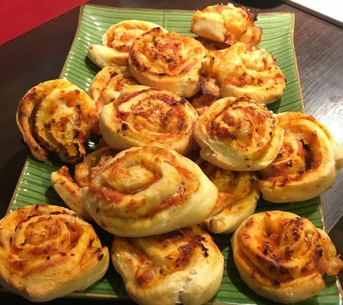 Cliquez pour zoomer ! Pizza rolls jambon champignons Thermomix par Bilie87