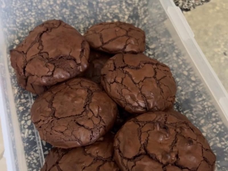 Cliquez pour zoomer ! Cookies brownies Thermomix par dayou