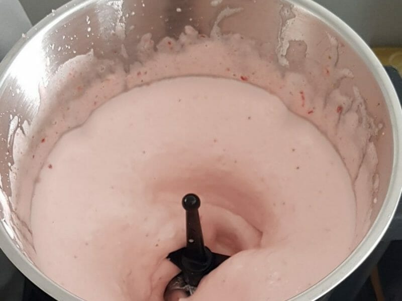 Cliquez pour zoomer ! Mousse de fraises Thermomix par Andrea yaya