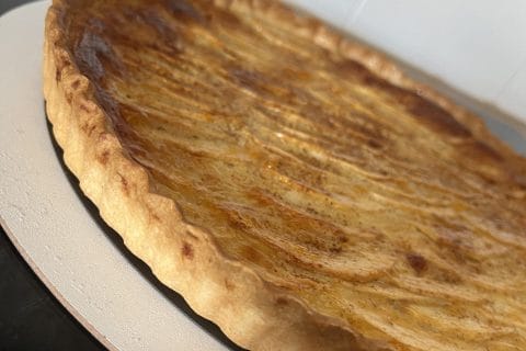 Cliquez pour zoomer ! Tarte normande aux pommes Thermomix par feriel92