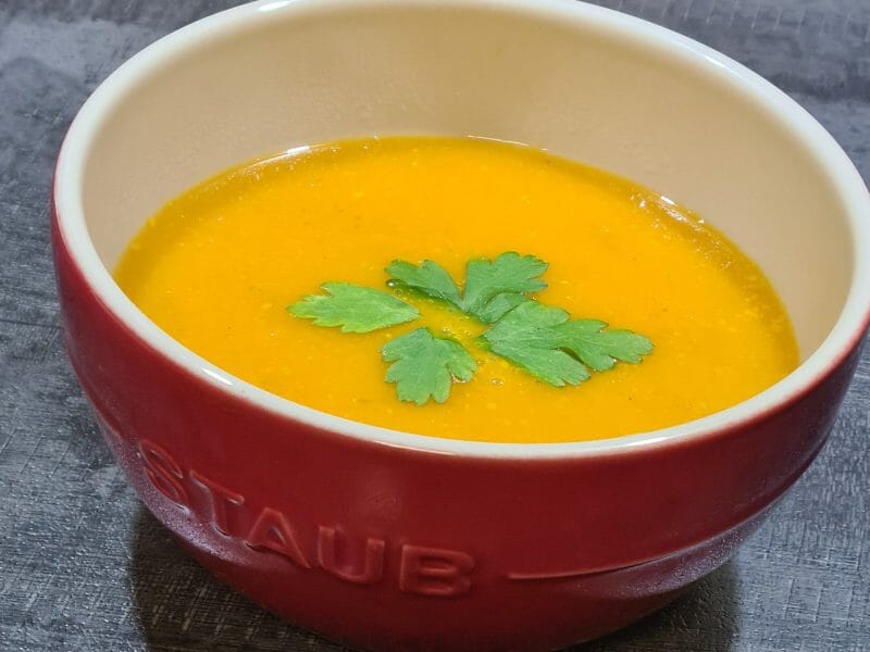 Cliquez pour zoomer ! Velouté de butternut aux lentilles corail et au curry Thermomix par MyDel🌸