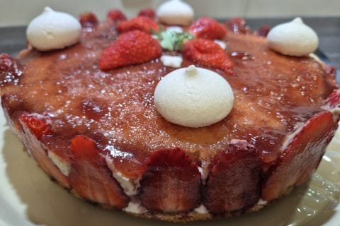 Cliquez pour zoomer ! Fraisier Thermomix par MyDel🌸