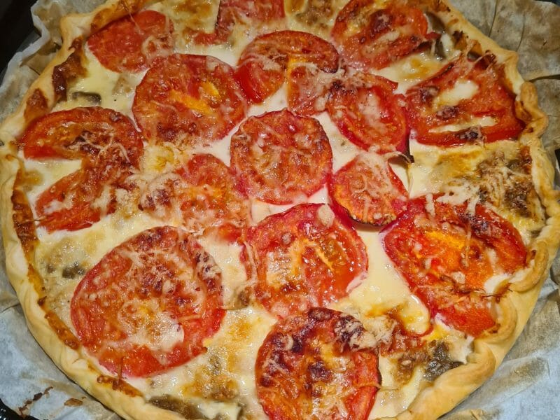 Cliquez pour zoomer ! Quiche thon et aubergines Thermomix par MyDel🌸