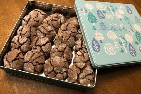 Cliquez pour zoomer ! Craquelés au chocolat Thermomix par CAMIRINA