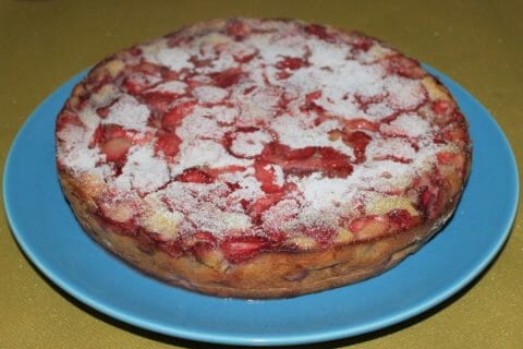 Cliquez pour zoomer ! Clafoutis aux fraises Thermomix par Erghy