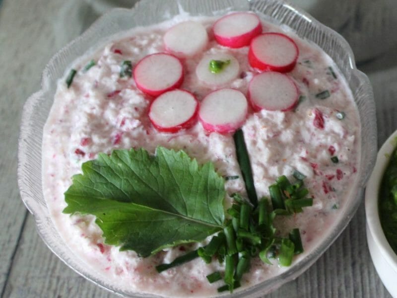 Cliquez pour zoomer ! Rillettes de radis roses au cheese cream Thermomix par Erghy