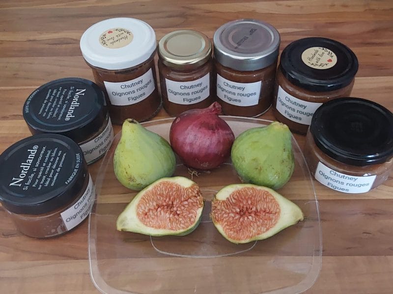Cliquez pour zoomer ! Chutney d’oignons rouges et figues Thermomix par Erghy