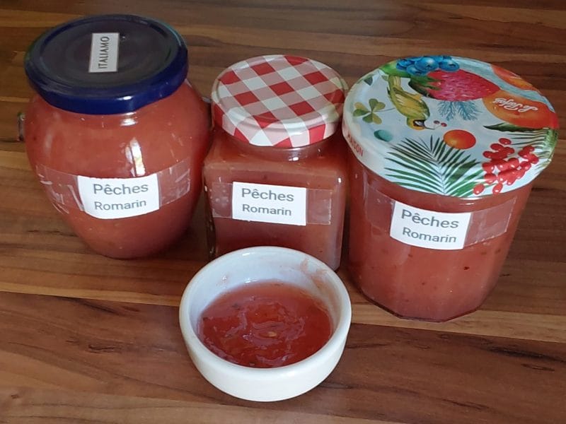 Cliquez pour zoomer ! Confiture de pêches Thermomix par Erghy