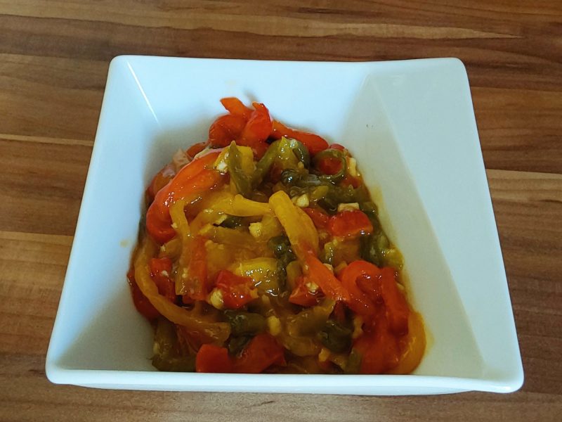 Cliquez pour zoomer ! Poivrons à l’aigre-douce Thermomix par Erghy