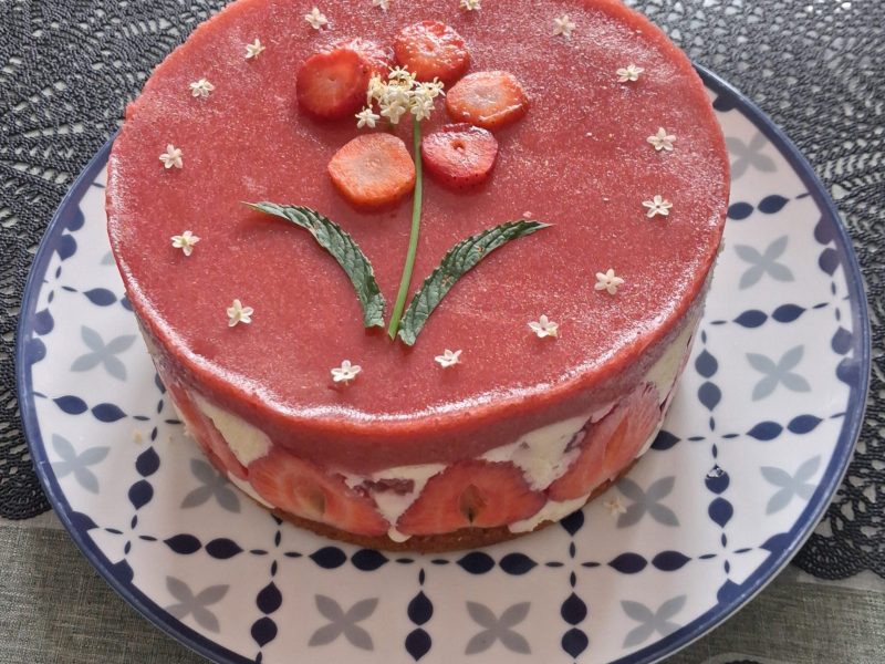 Cliquez pour zoomer ! Fraisier Thermomix par Erghy