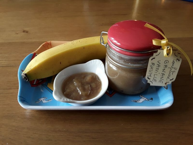 Cliquez pour zoomer ! Confiture banane, vanille et rhum Thermomix par Erghy