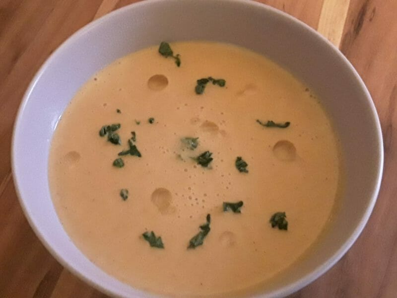 Cliquez pour zoomer ! Velouté de haricots blancs et chorizo Thermomix par Erghy