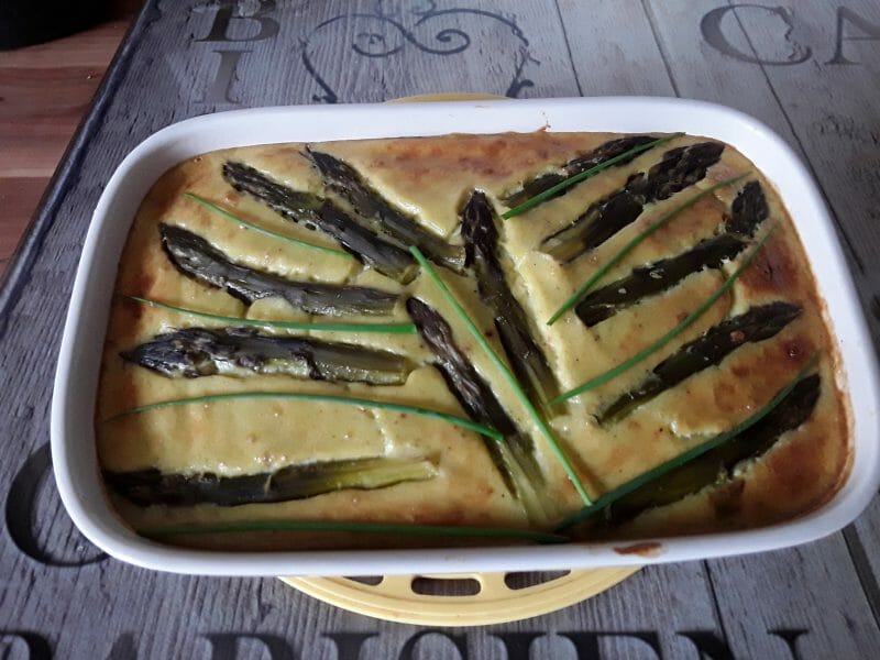 Cliquez pour zoomer ! Flan aux asperges et parmesan Thermomix par Erghy
