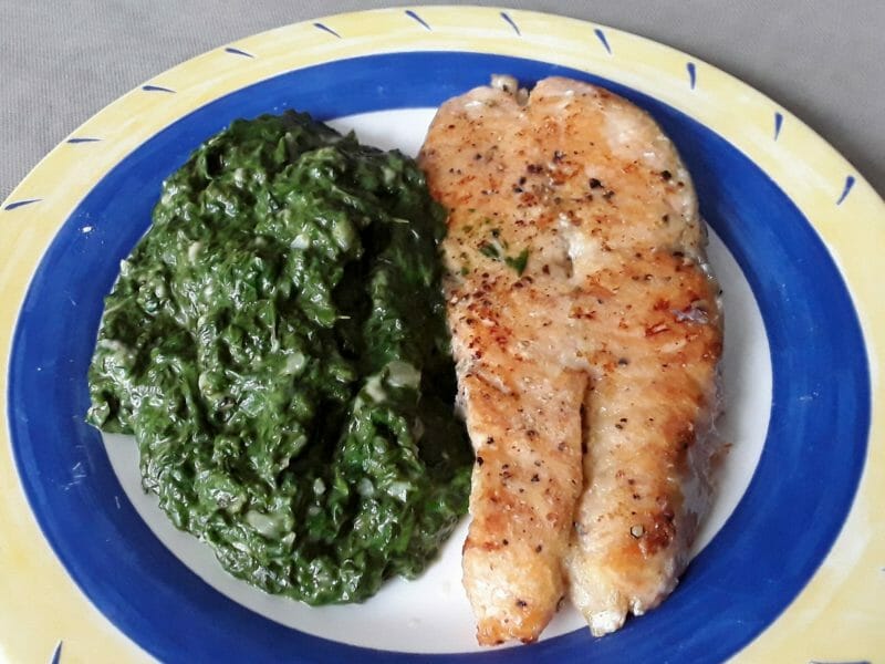 Cliquez pour zoomer ! Épinards frais à la crème Thermomix par Erghy