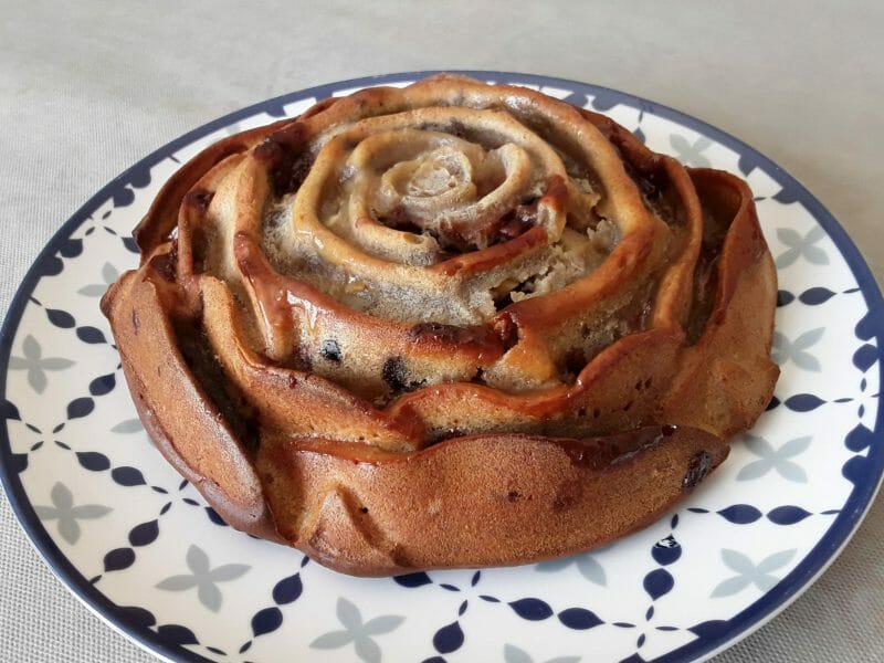 Cake Banane Et Pepites De Chocolat Au Thermomix Cookomix