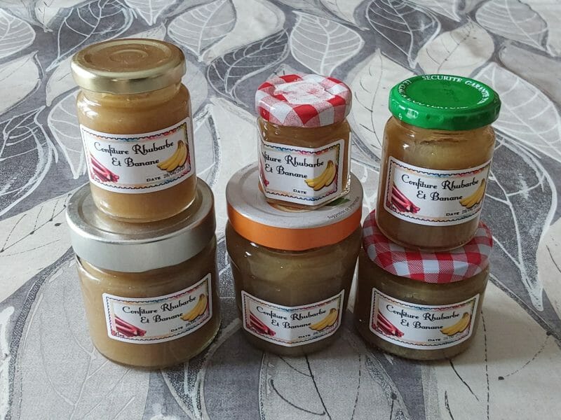 Cliquez pour zoomer ! Confiture de rhubarbe Thermomix par Erghy