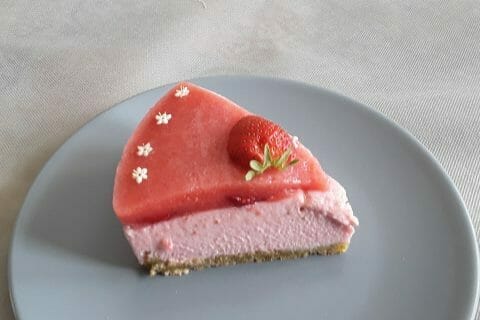 Cliquez pour zoomer ! Bavarois aux fraises Thermomix par Erghy