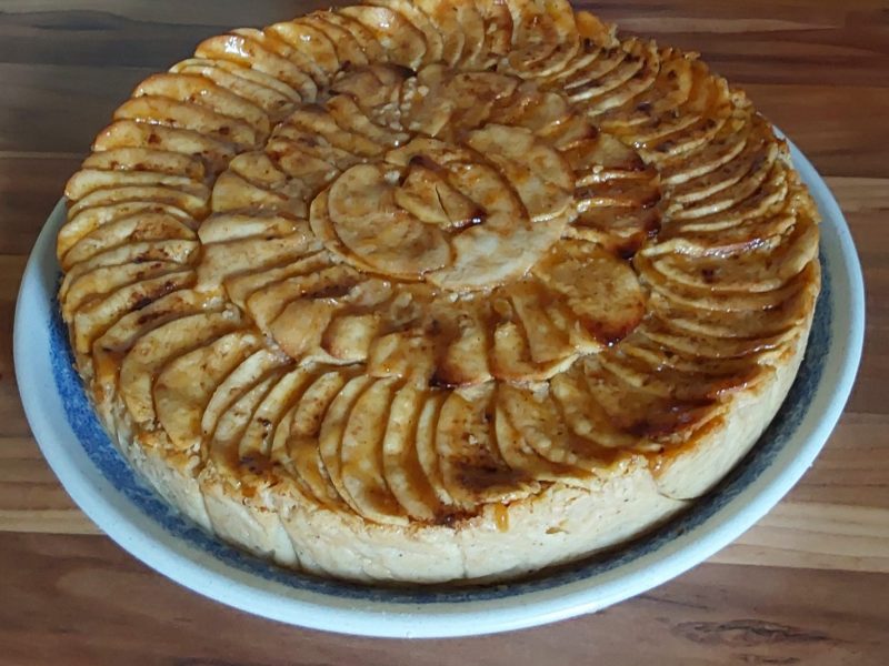Cliquez pour zoomer ! Tarte aux pommes sans pâte Thermomix par Erghy