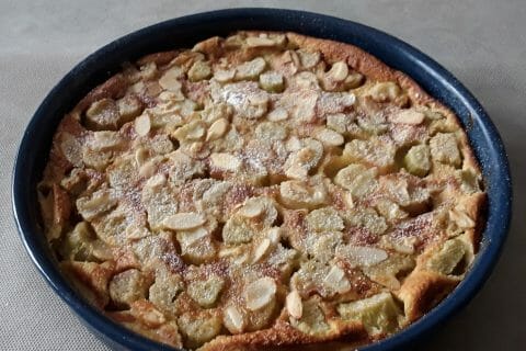 Cliquez pour zoomer ! Clafoutis à la rhubarbe Thermomix par Erghy