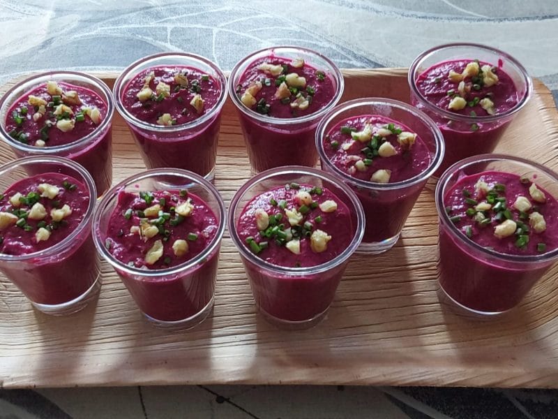 Cliquez pour zoomer ! Verrines de betterave Thermomix par Erghy