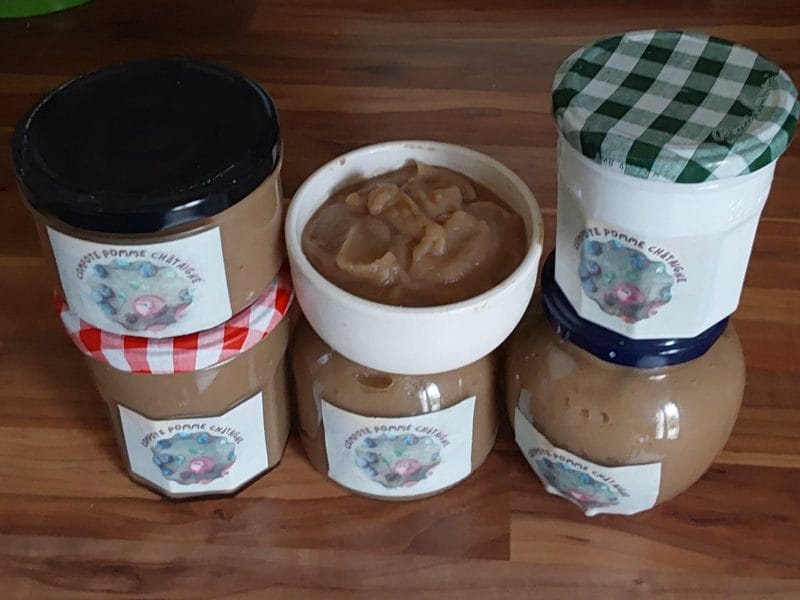 Cliquez pour zoomer ! Compote pomme châtaigne Thermomix par Erghy