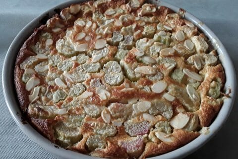 Cliquez pour zoomer ! Clafoutis à la rhubarbe Thermomix par Erghy