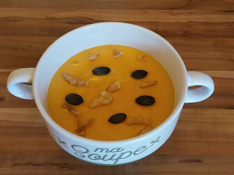 Cliquez pour zoomer ! Crème de patate douce au gingembre Thermomix par Erghy