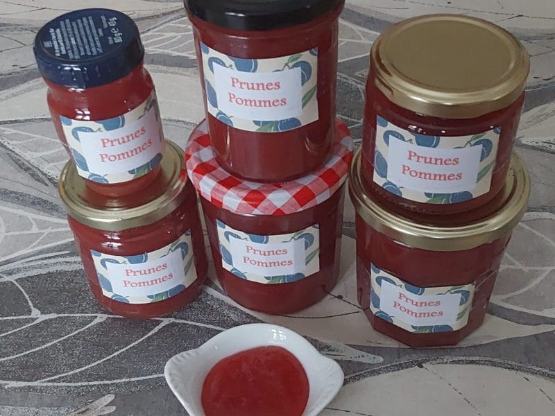 Cliquez pour zoomer ! Confiture pommes prunes Thermomix par Erghy