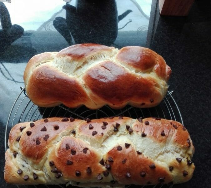 Cliquez pour zoomer ! Brioche tressée à la mie filante Thermomix par Isa76