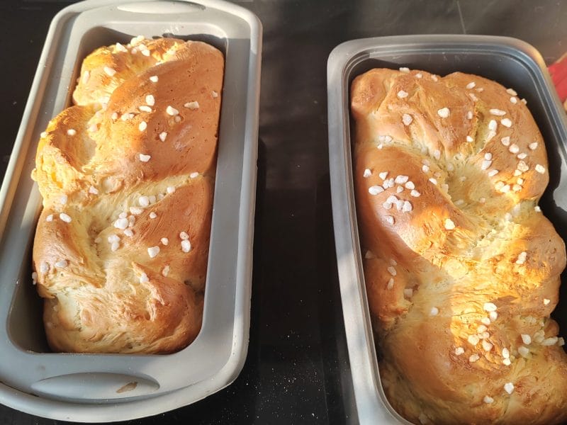 Cliquez pour zoomer ! Brioche tressée à la mie filante Thermomix par magaliet