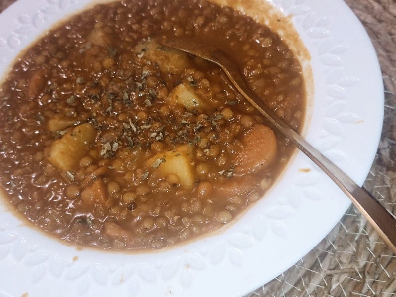 Cliquez pour zoomer ! Soupe de lentilles – 3dess Thermomix par marie1453