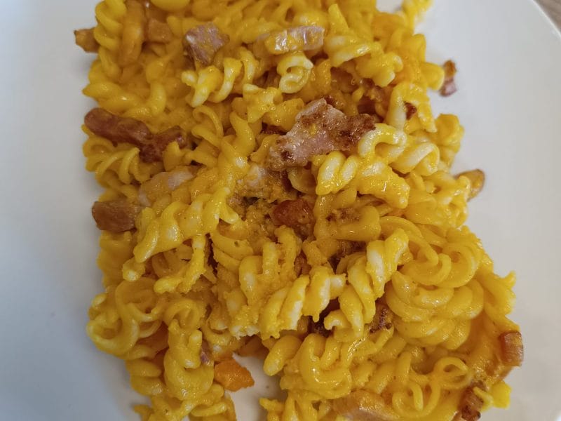 Cliquez pour zoomer ! Fusilli à la crème de potimarron et gorgonzola Thermomix par ange-mimi