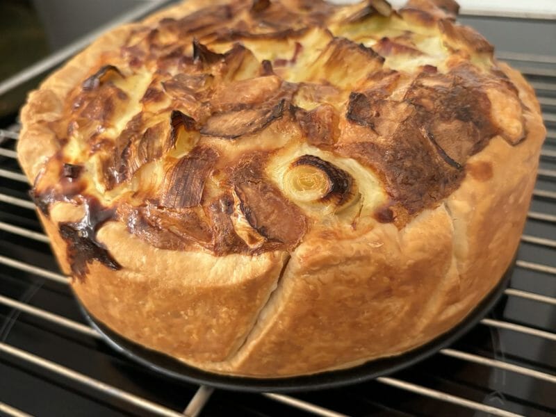Cliquez pour zoomer ! Gâteau poireaux, lardons et fromage Thermomix par Jemma
