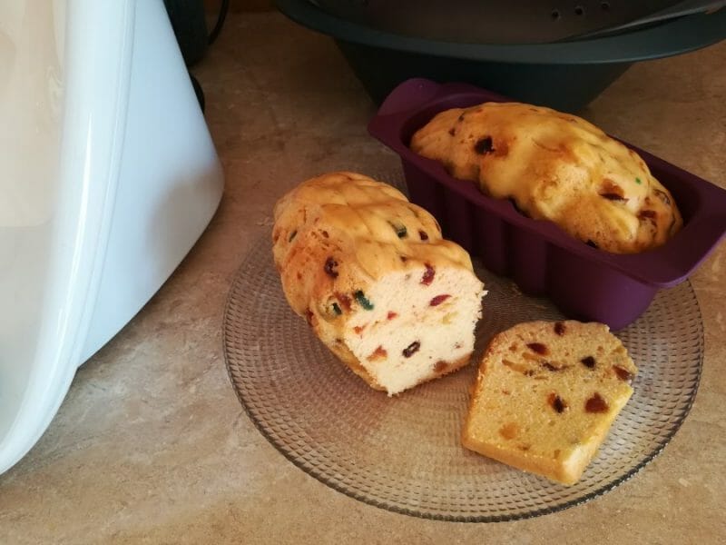 Cliquez pour zoomer ! Cake aux fruits confits Thermomix par ejaro