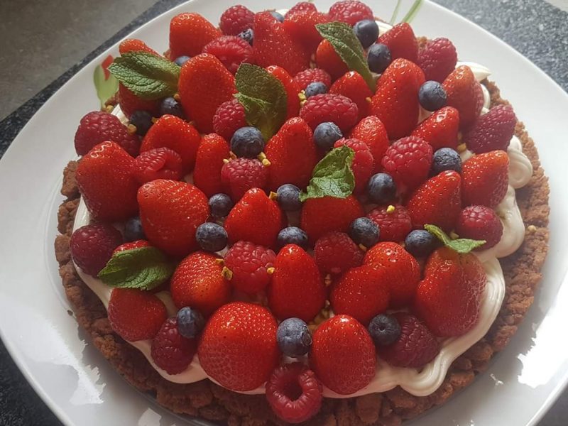 Cliquez pour zoomer ! Tarte aux fraises sans cuisson Thermomix par CLAMATH