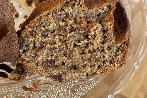 Cliquez pour zoomer ! Cake banane et pépites de chocolat Thermomix par nassoufa