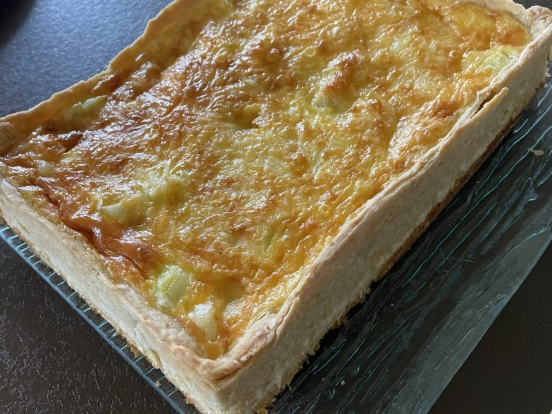 Cliquez pour zoomer ! Gâteau poireaux, lardons et fromage Thermomix par michlyd
