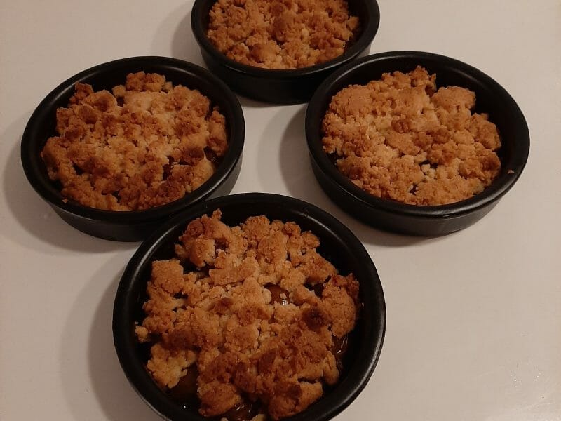 Cliquez pour zoomer ! Crumble aux mirabelles Thermomix par Nathalieu