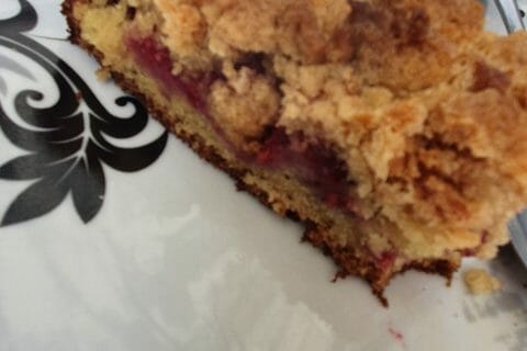 Cliquez pour zoomer ! Crumb cake framboises Thermomix par beneclo60
