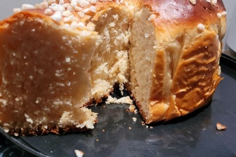 Cliquez pour zoomer ! Brioche sans beurre, sans oeufs Thermomix par beneclo60