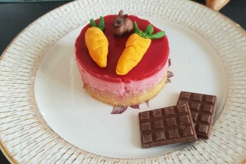 Cliquez pour zoomer ! Bavarois aux framboises Thermomix par Lilichachou