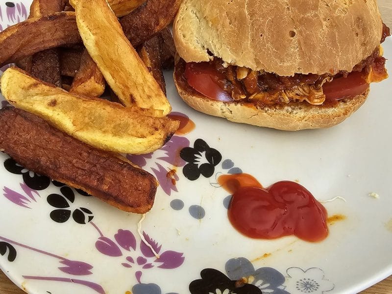 Cliquez pour zoomer ! Burger d’effiloché de poulet Thermomix par Fanny.mc