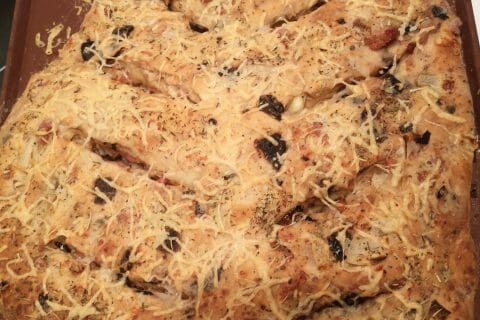 Cliquez pour zoomer ! Fougasse olives et lardons Thermomix par Fanny.mc