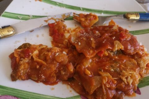 Cliquez pour zoomer ! Lasagnes au poulet et poivrons Thermomix par Fanny.mc