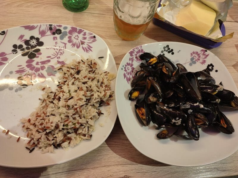Cliquez pour zoomer ! Moules marinières Thermomix par Fanny.mc