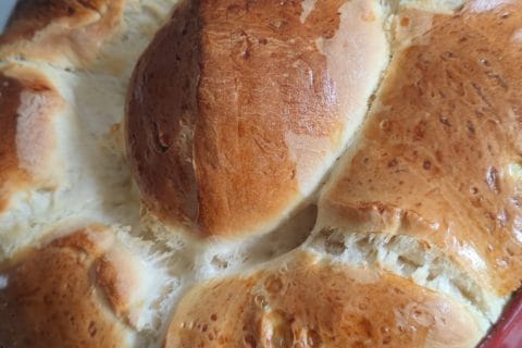 Cliquez pour zoomer ! Brioche tressée à la mie filante Thermomix par magajc